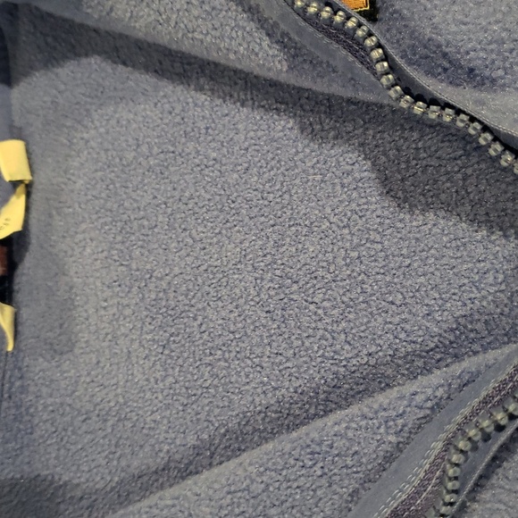 Vineyard Vines Light Blue/ Purple  Fleece Zip Pullover Medium - Picture 7 of 9